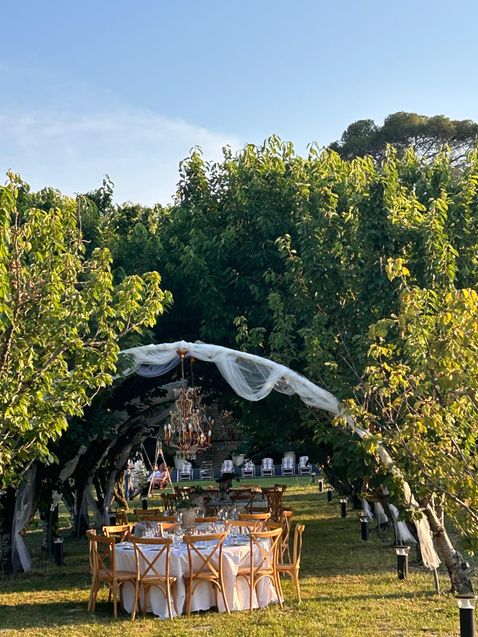 Table mariage domaine la Fourcade